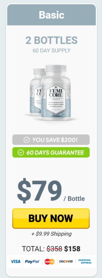 FemiCore 1 bottle price offer