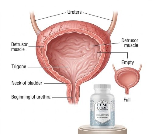 FemiCore daily urinary wellness capsules routine
